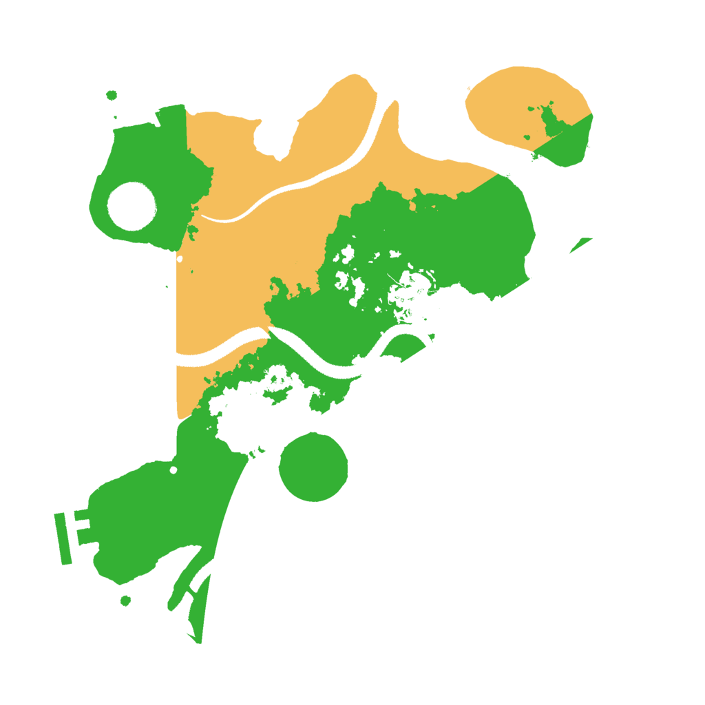 Biome Rust Map: Procedural Map, Size: 2750, Seed: 49490077