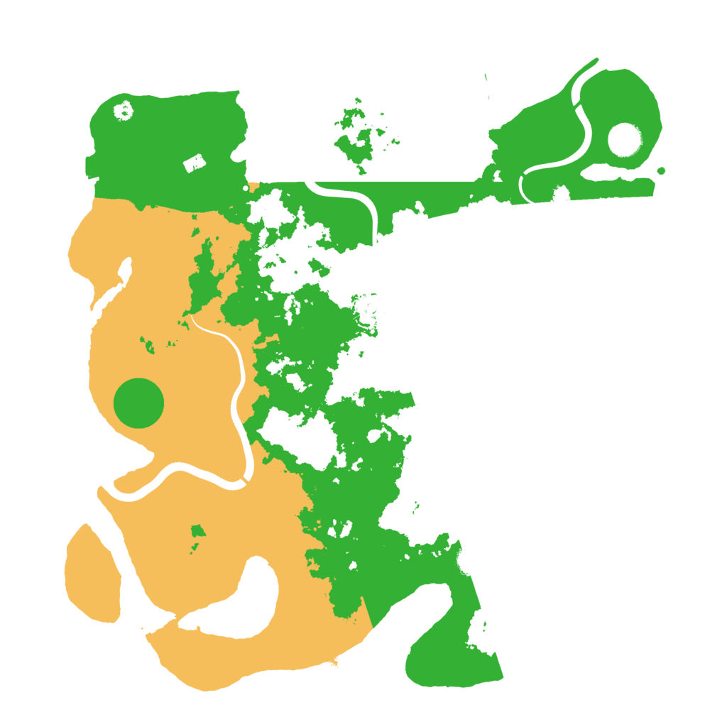 Biome Rust Map: Procedural Map, Size: 3800, Seed: 881101503