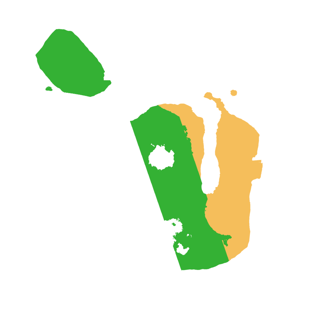 Biome Rust Map: Procedural Map, Size: 2000, Seed: 52315