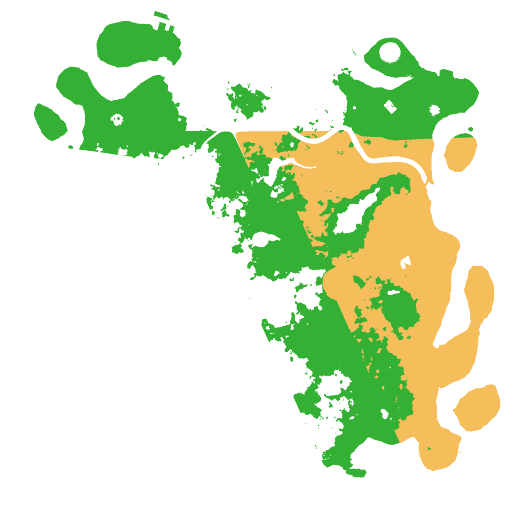 Biome Rust Map: Procedural Map, Size: 4500, Seed: 1009