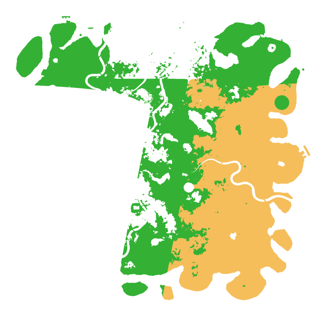 Biome Rust Map: Procedural Map, Size: 5700, Seed: 839972759