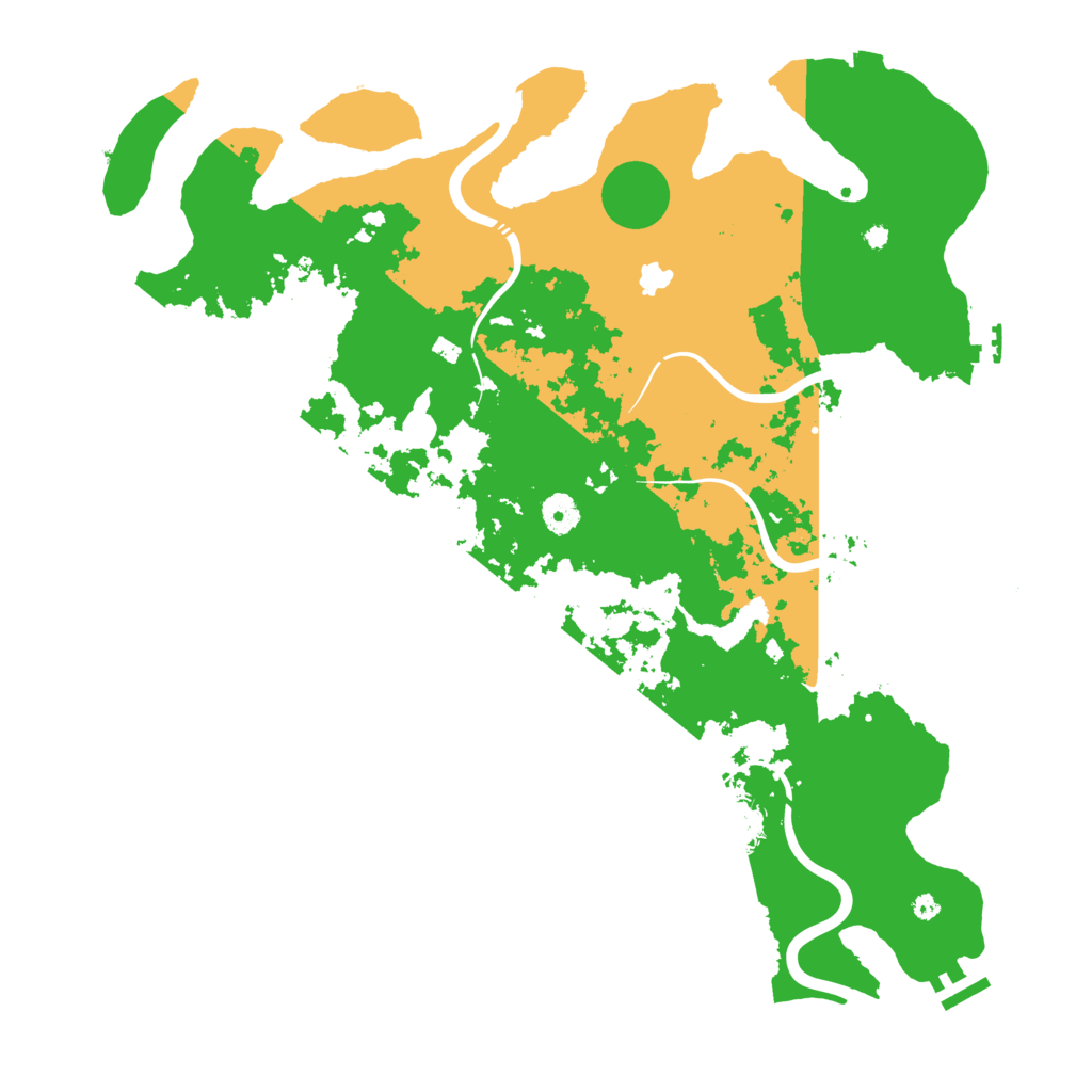 Biome Rust Map: Procedural Map, Size: 4250, Seed: 512395492