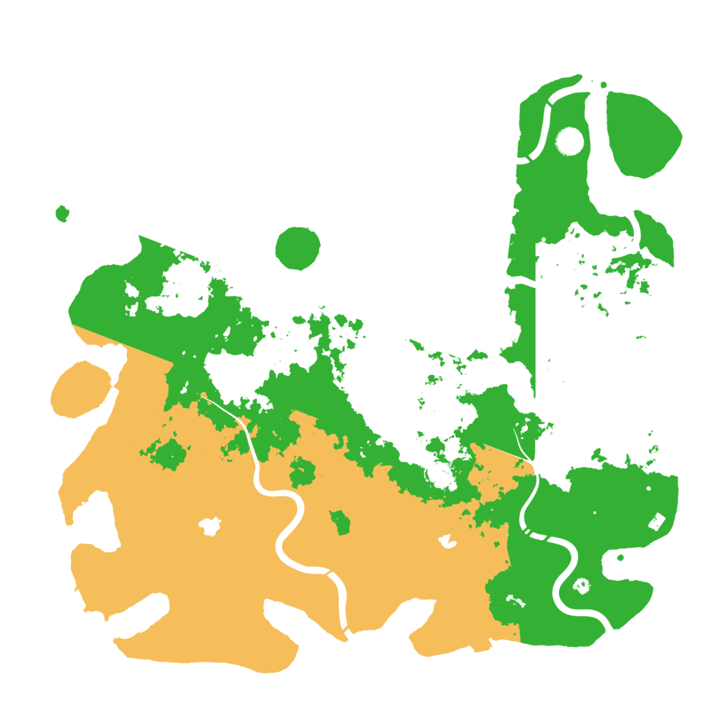 Biome Rust Map: Procedural Map, Size: 4500, Seed: 565914553