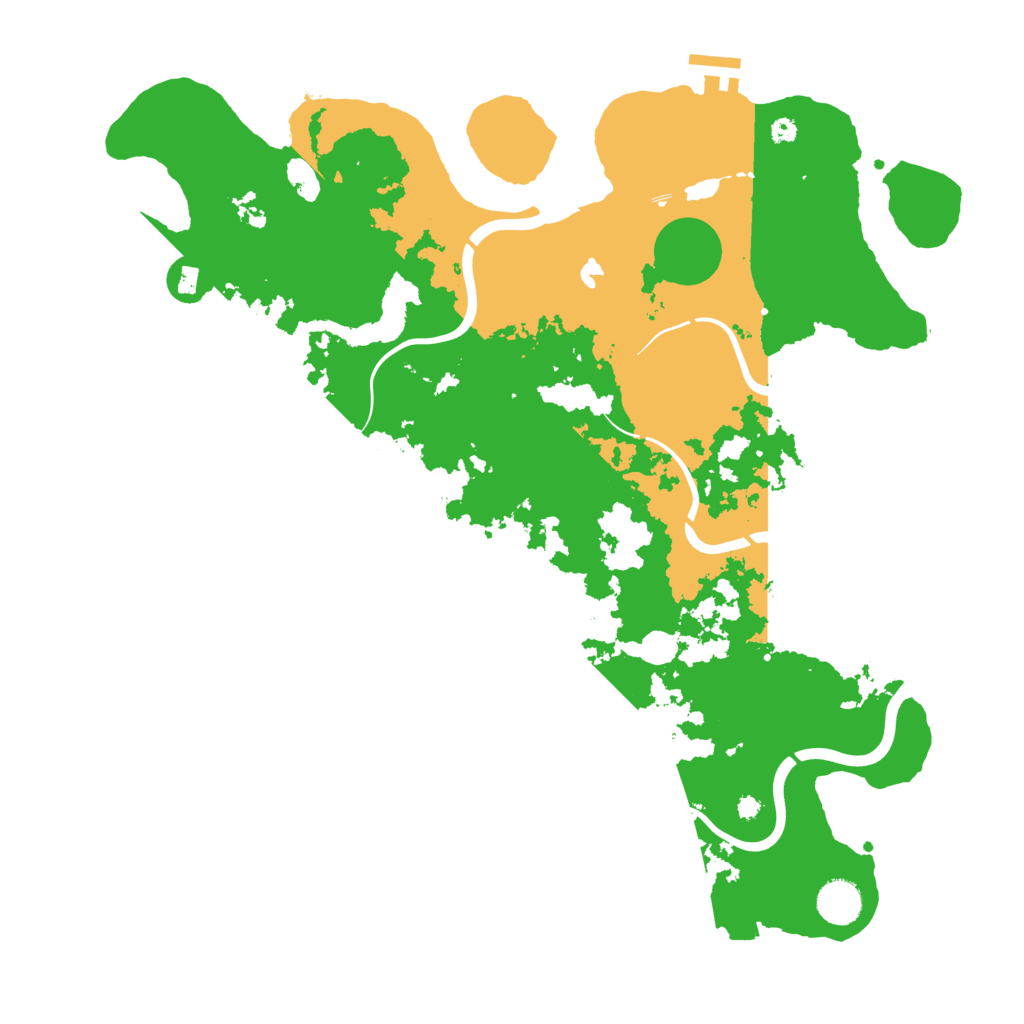 Biome Rust Map: Procedural Map, Size: 4000, Seed: 1889631864