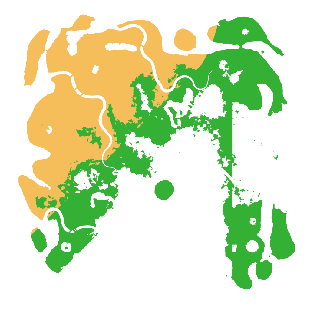 Biome Rust Map: Procedural Map, Size: 4500, Seed: 3345678