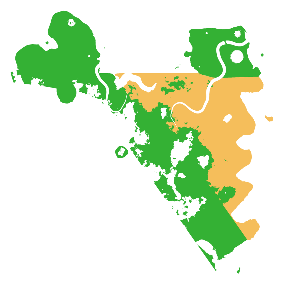 Biome Rust Map: Procedural Map, Size: 4000, Seed: 8121