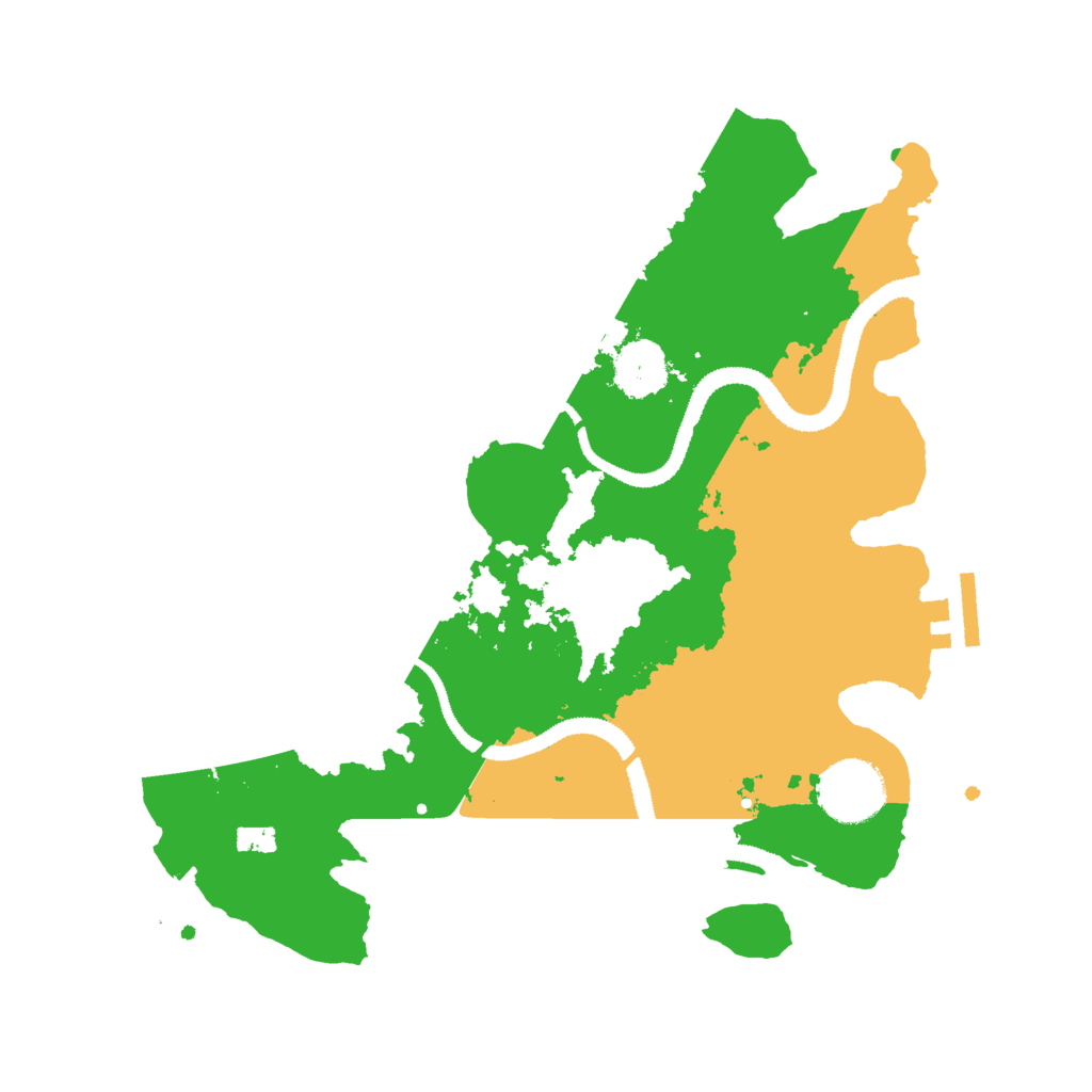Biome Rust Map: Procedural Map, Size: 3000, Seed: 21977