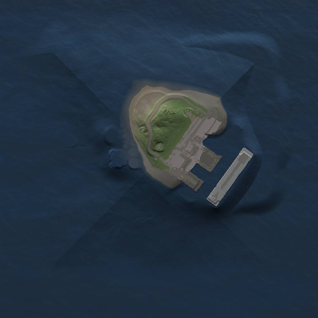 Rust Map: Procedural Map, Size: 1000, Seed: 73652922, 2 Monuments