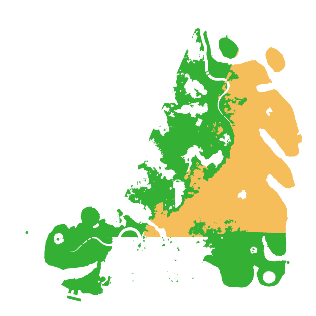 Biome Rust Map: Procedural Map, Size: 4500, Seed: 232418000
