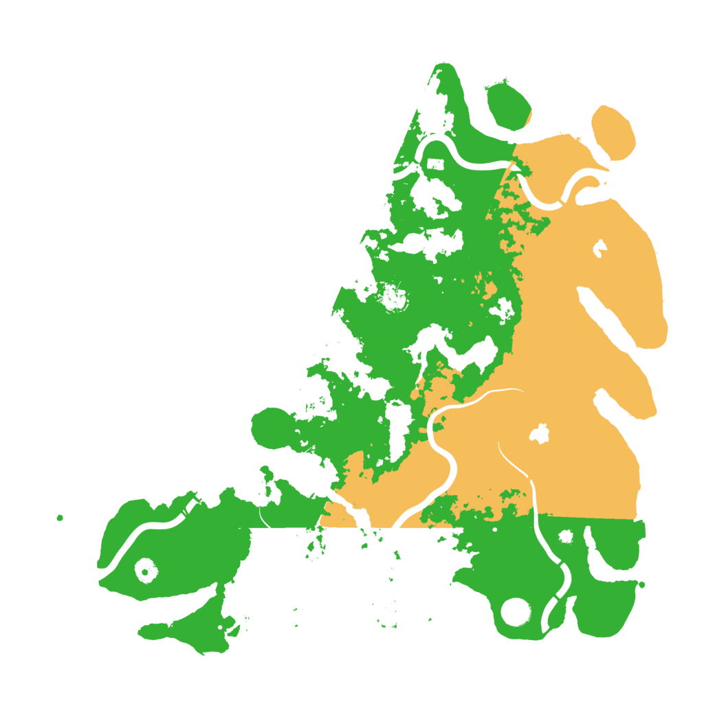 Biome Rust Map: Procedural Map, Size: 4500, Seed: 232418000