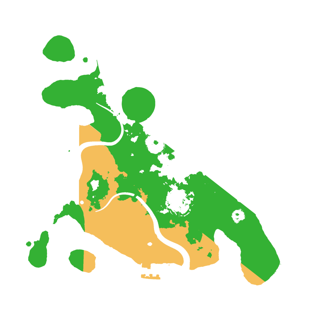 Biome Rust Map: Procedural Map, Size: 2500, Seed: 1560227539