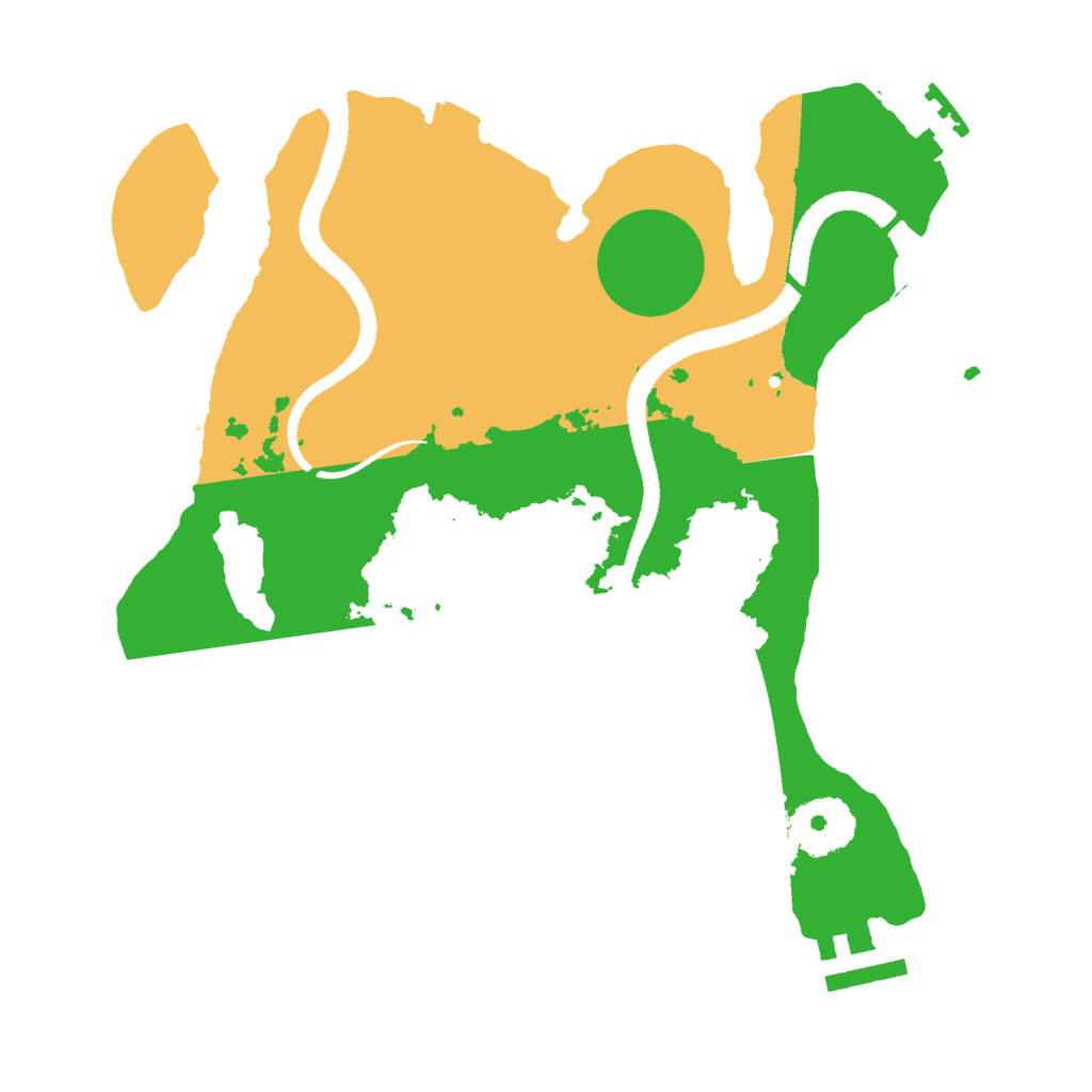 Biome Rust Map: Procedural Map, Size: 2700, Seed: 1759406519