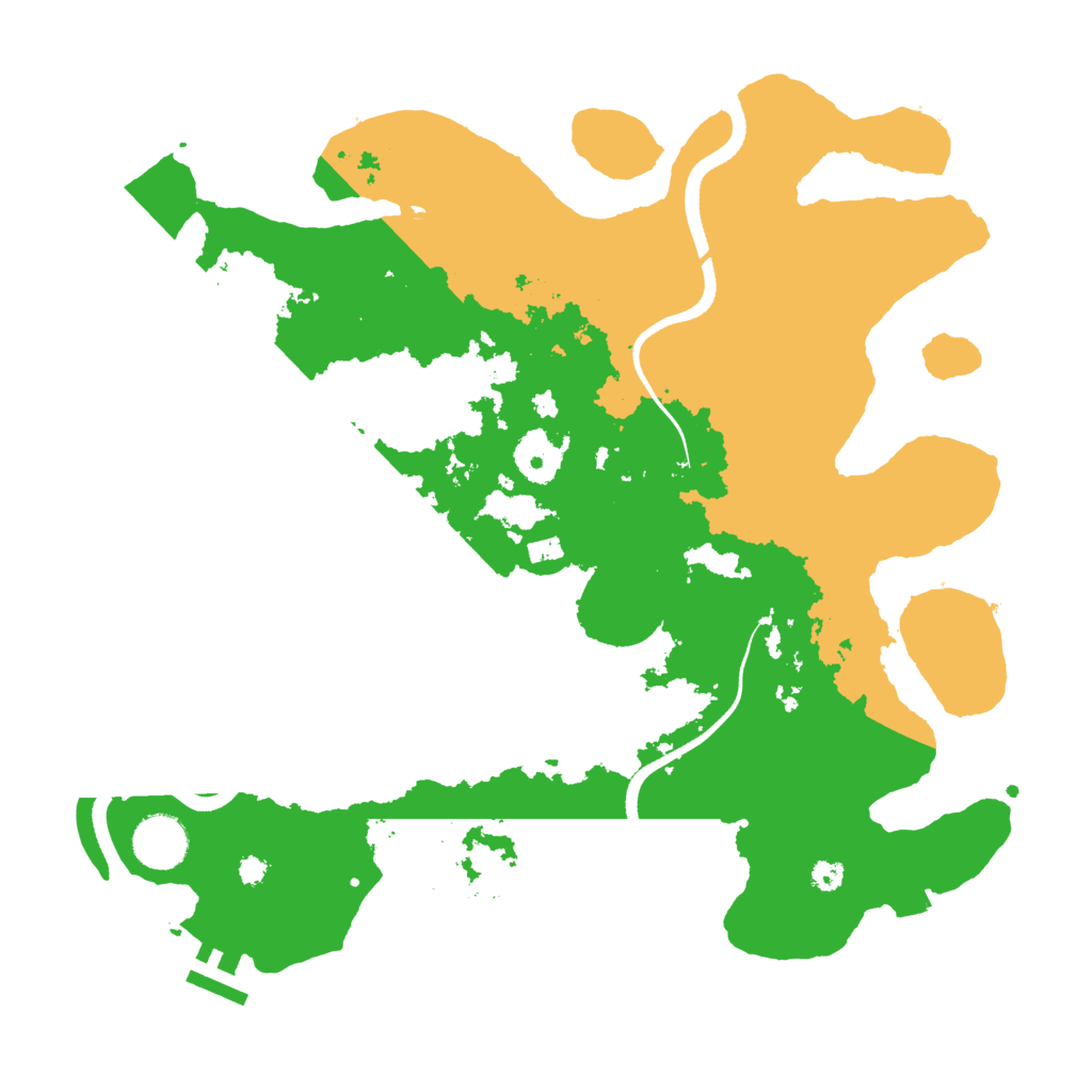 Biome Rust Map: Procedural Map, Size: 3500, Seed: 1089319579