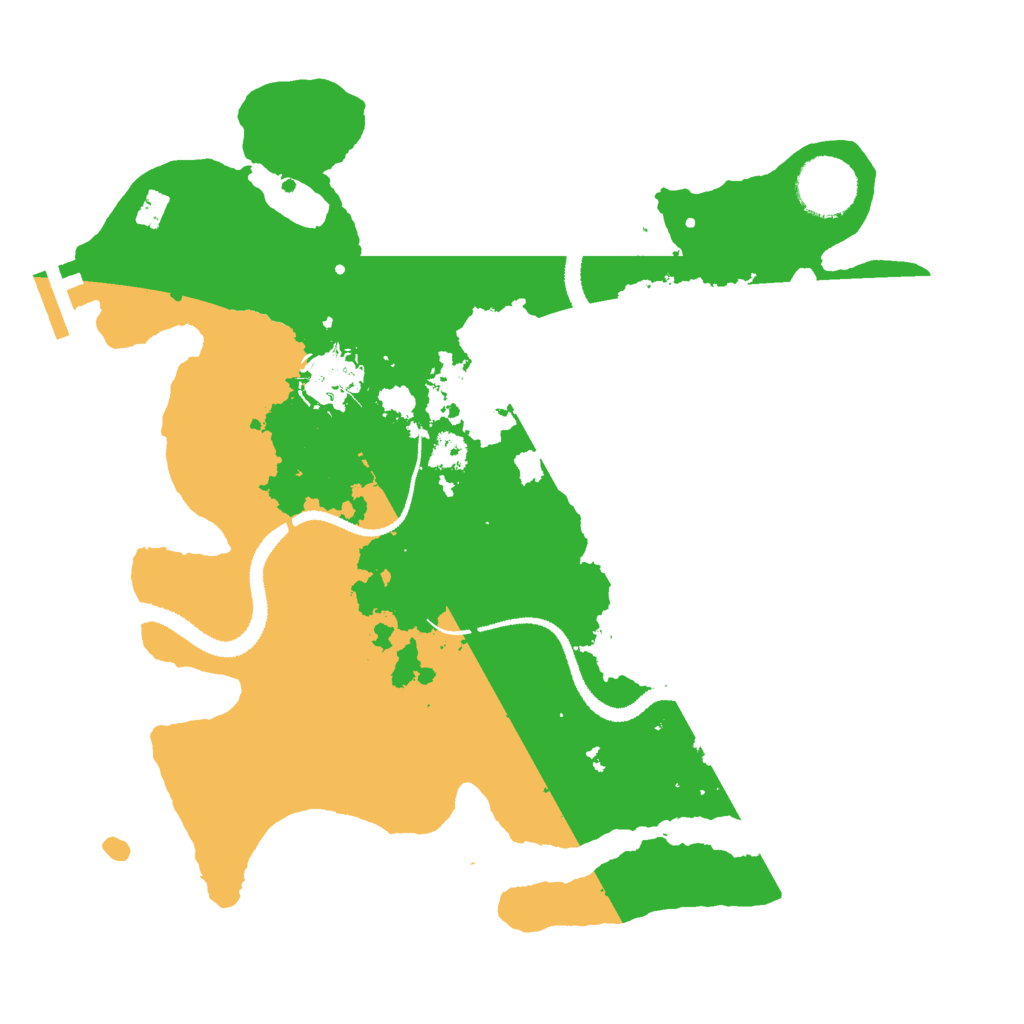 Biome Rust Map: Procedural Map, Size: 3000, Seed: 367287581
