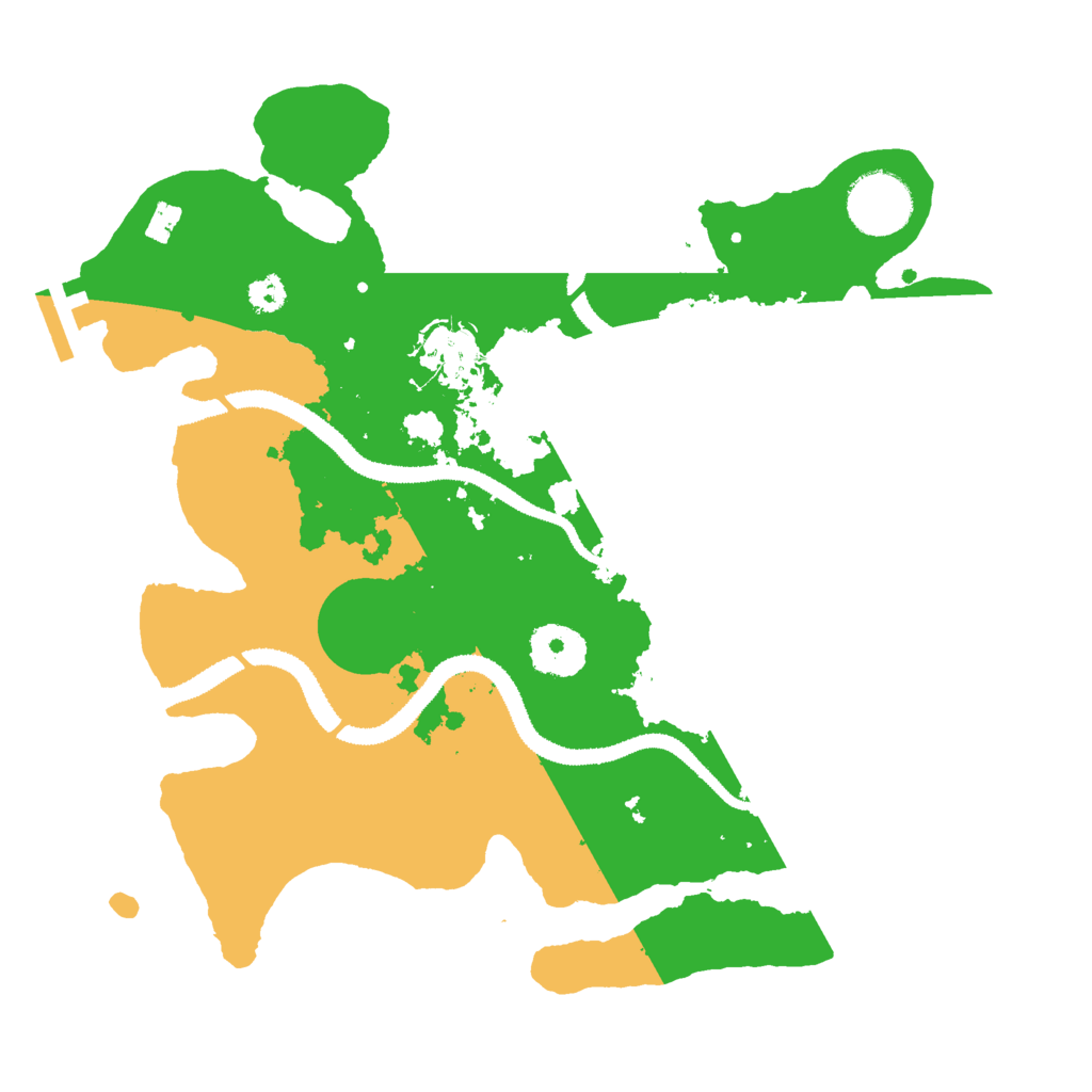 Biome Rust Map: Procedural Map, Size: 3000, Seed: 367287581