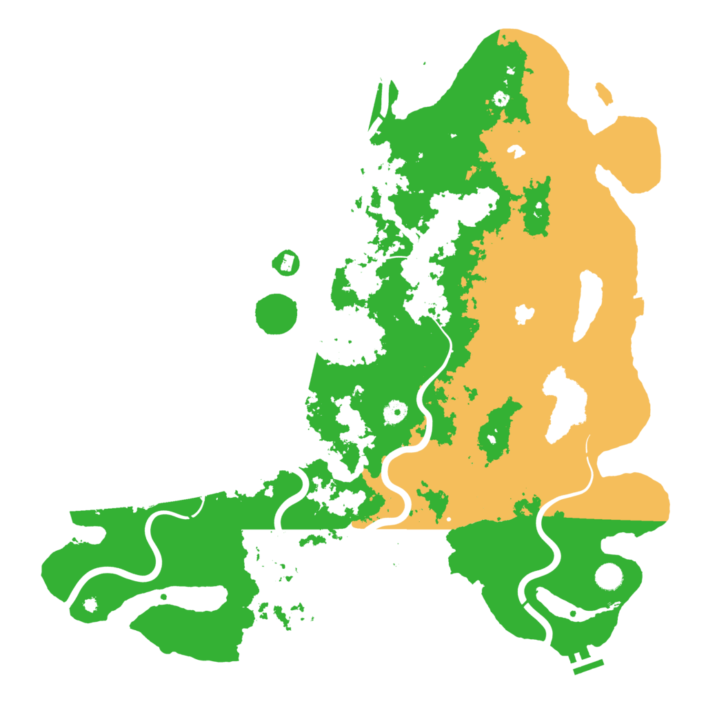 Biome Rust Map: Procedural Map, Size: 4575, Seed: 1377186981