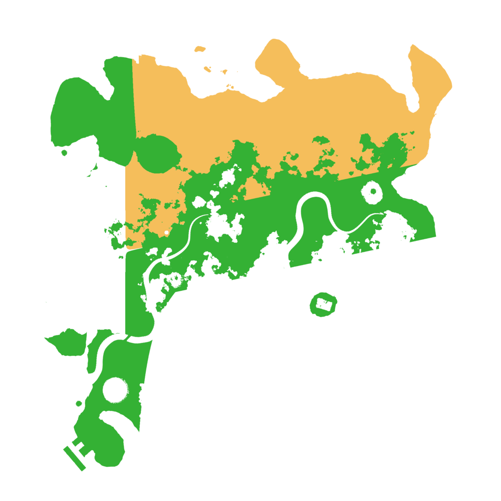 Biome Rust Map: Procedural Map, Size: 3500, Seed: 2011755077