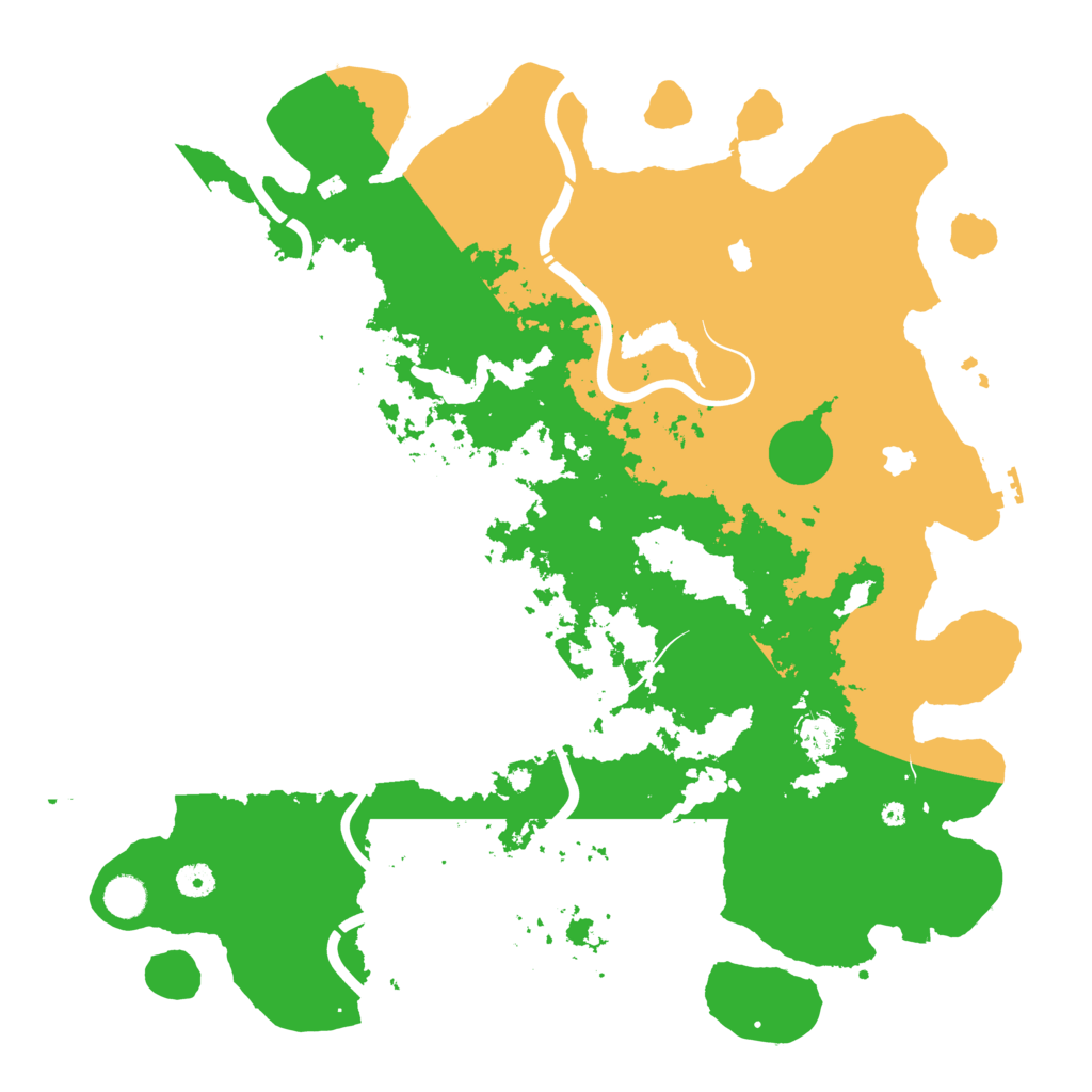 Biome Rust Map: Procedural Map, Size: 4500, Seed: 272177587