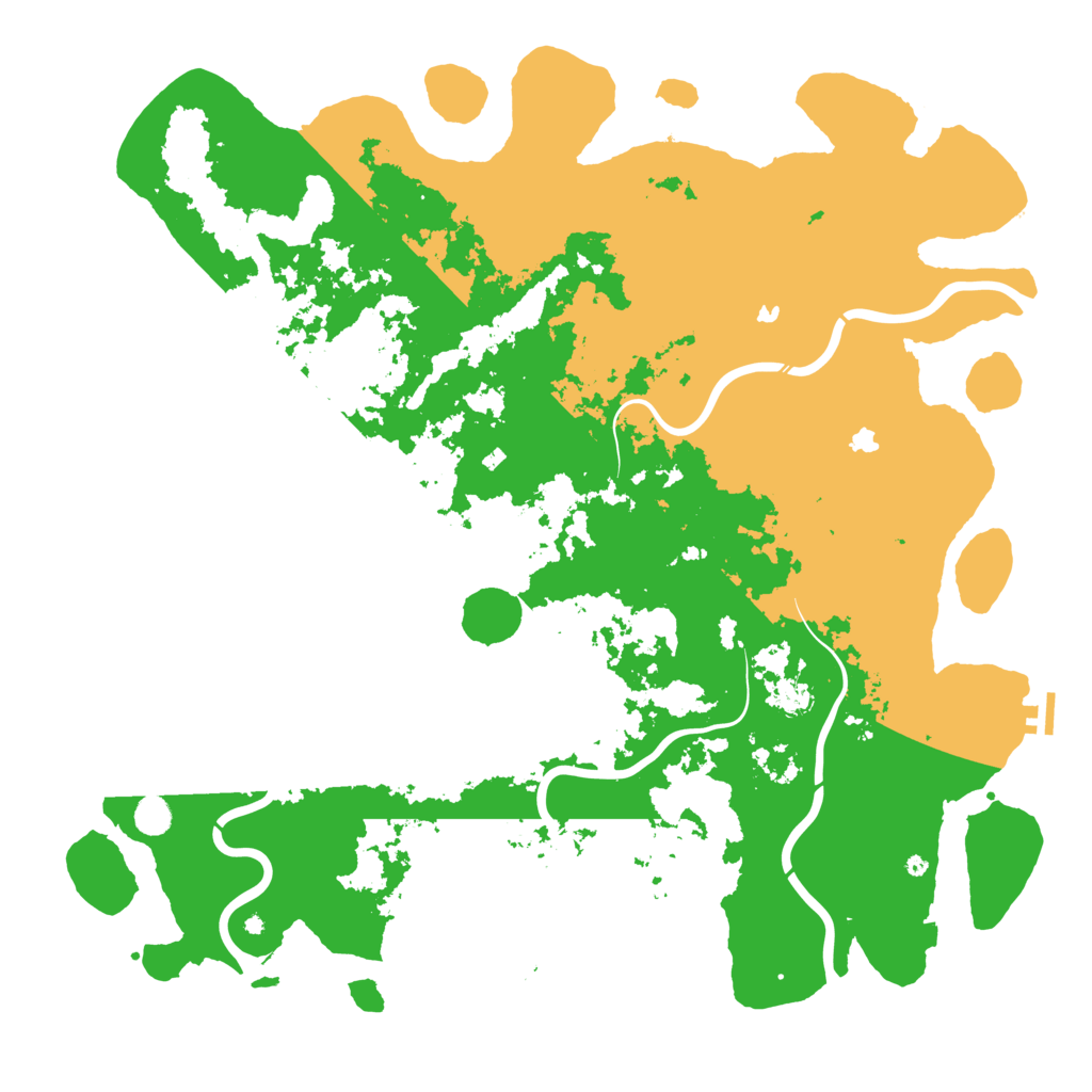 Biome Rust Map: Procedural Map, Size: 5200, Seed: 631