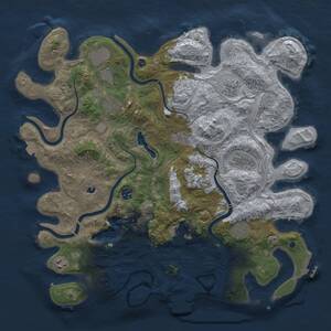 Thumbnail Rust Map: Procedural Map, Size: 4250, Seed: 932052465, 16 Monuments