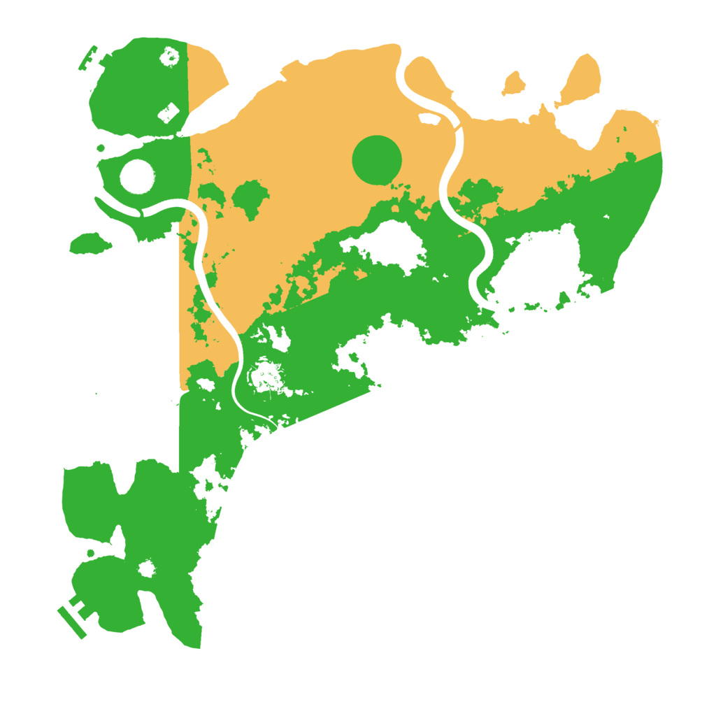 Biome Rust Map: Procedural Map, Size: 3800, Seed: 242391287