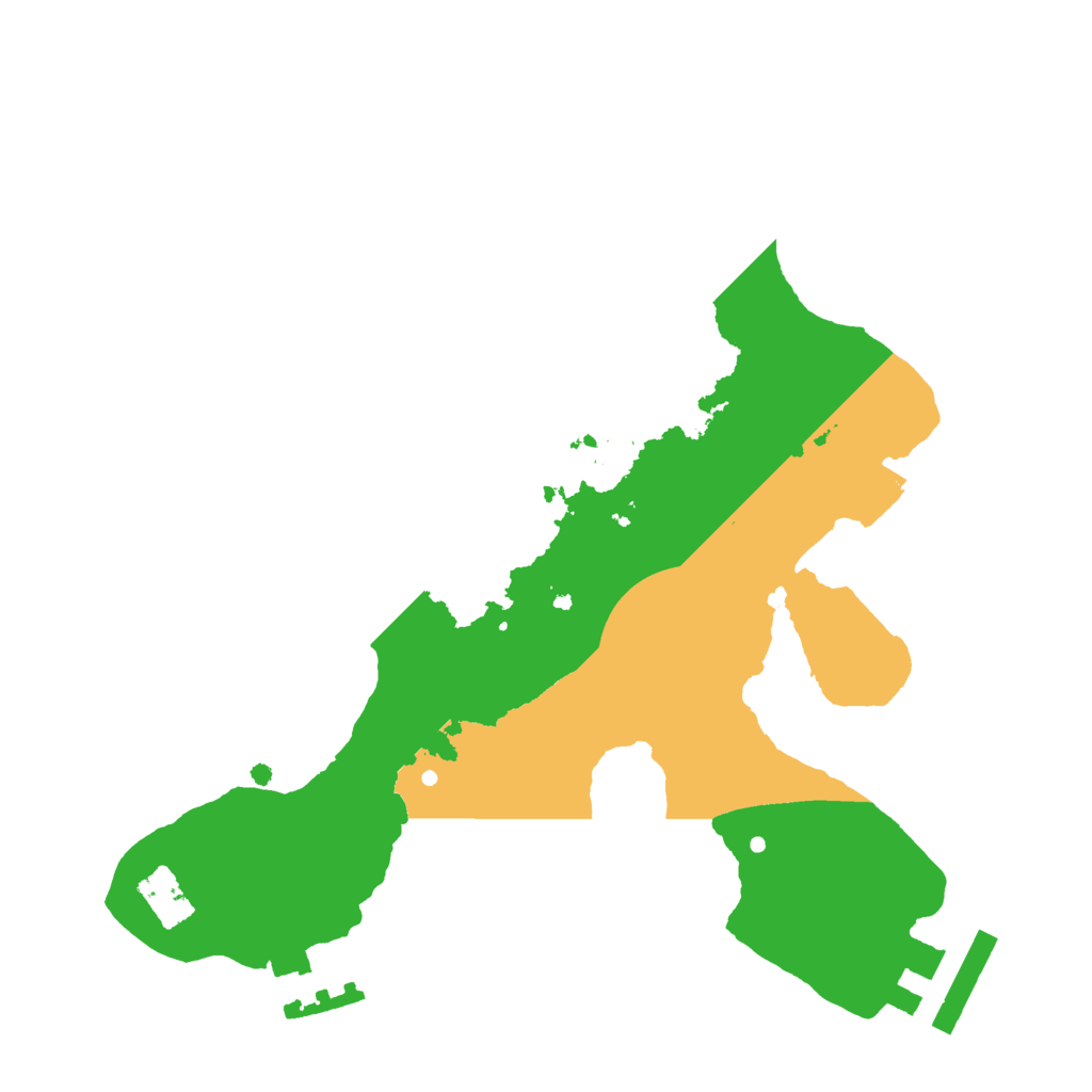 Biome Rust Map: Procedural Map, Size: 2050, Seed: 1976997507