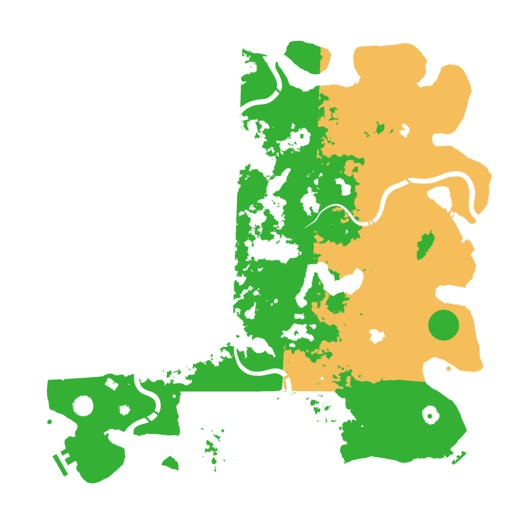 Biome Rust Map: Procedural Map, Size: 4500, Seed: 690957914