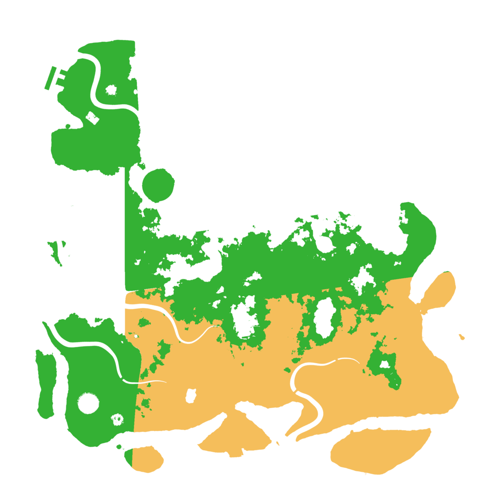 Biome Rust Map: Procedural Map, Size: 4200, Seed: 75051