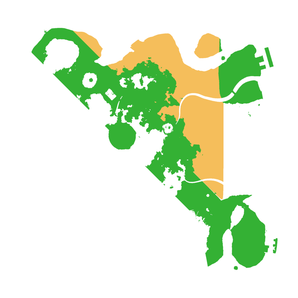 Biome Rust Map: Procedural Map, Size: 3000, Seed: 53876