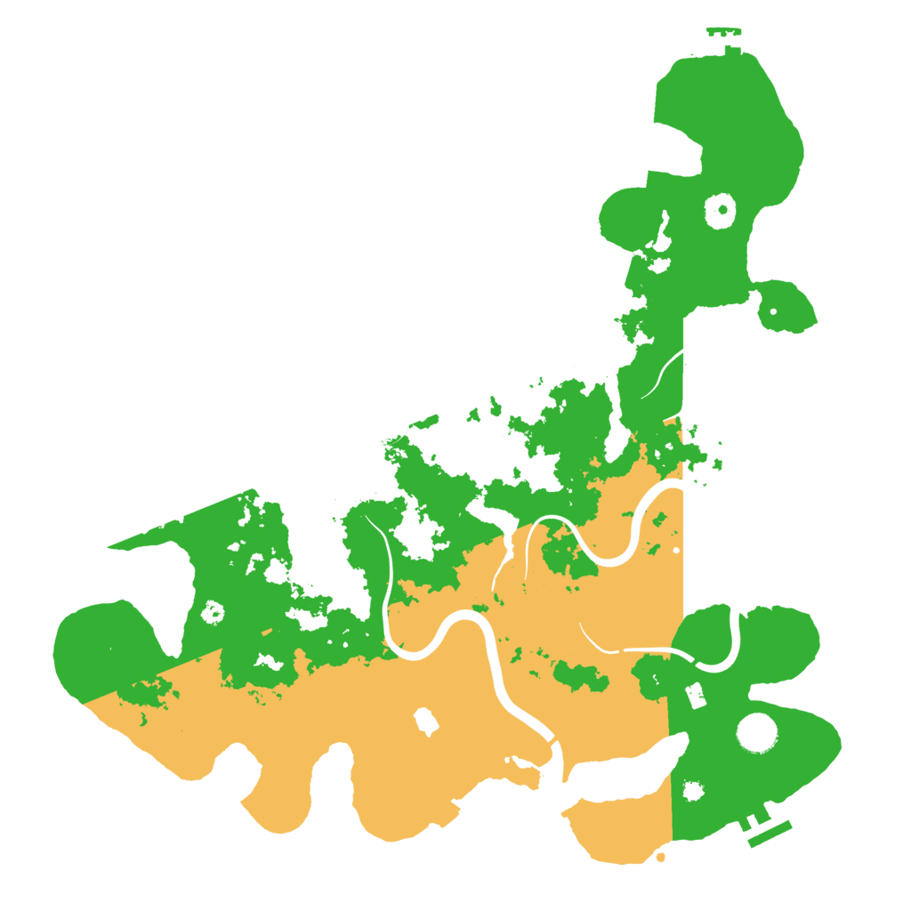 Biome Rust Map: Procedural Map, Size: 4000, Seed: 772436669
