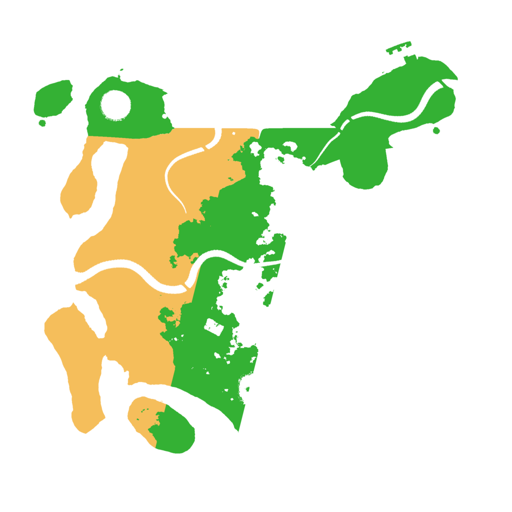 Biome Rust Map: Procedural Map, Size: 3000, Seed: 689529802