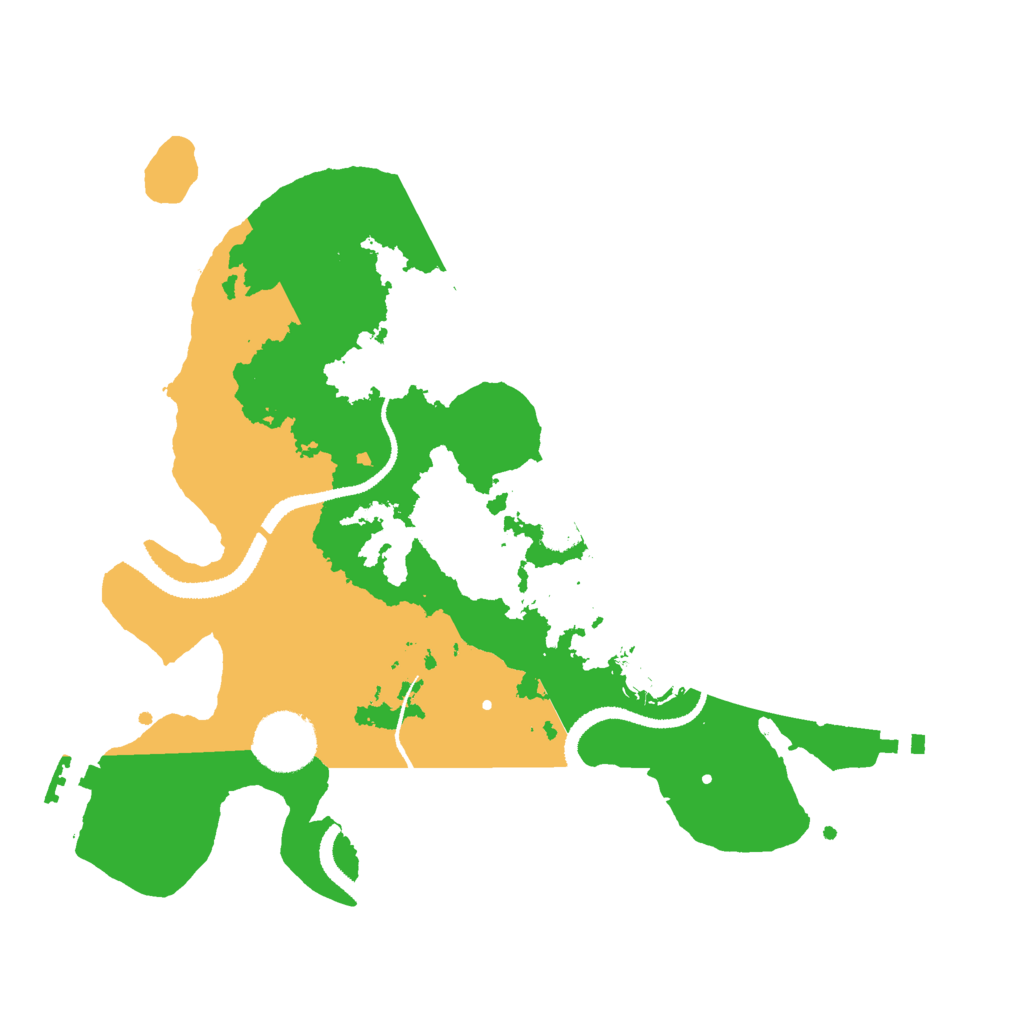Biome Rust Map: Procedural Map, Size: 3000, Seed: 198273