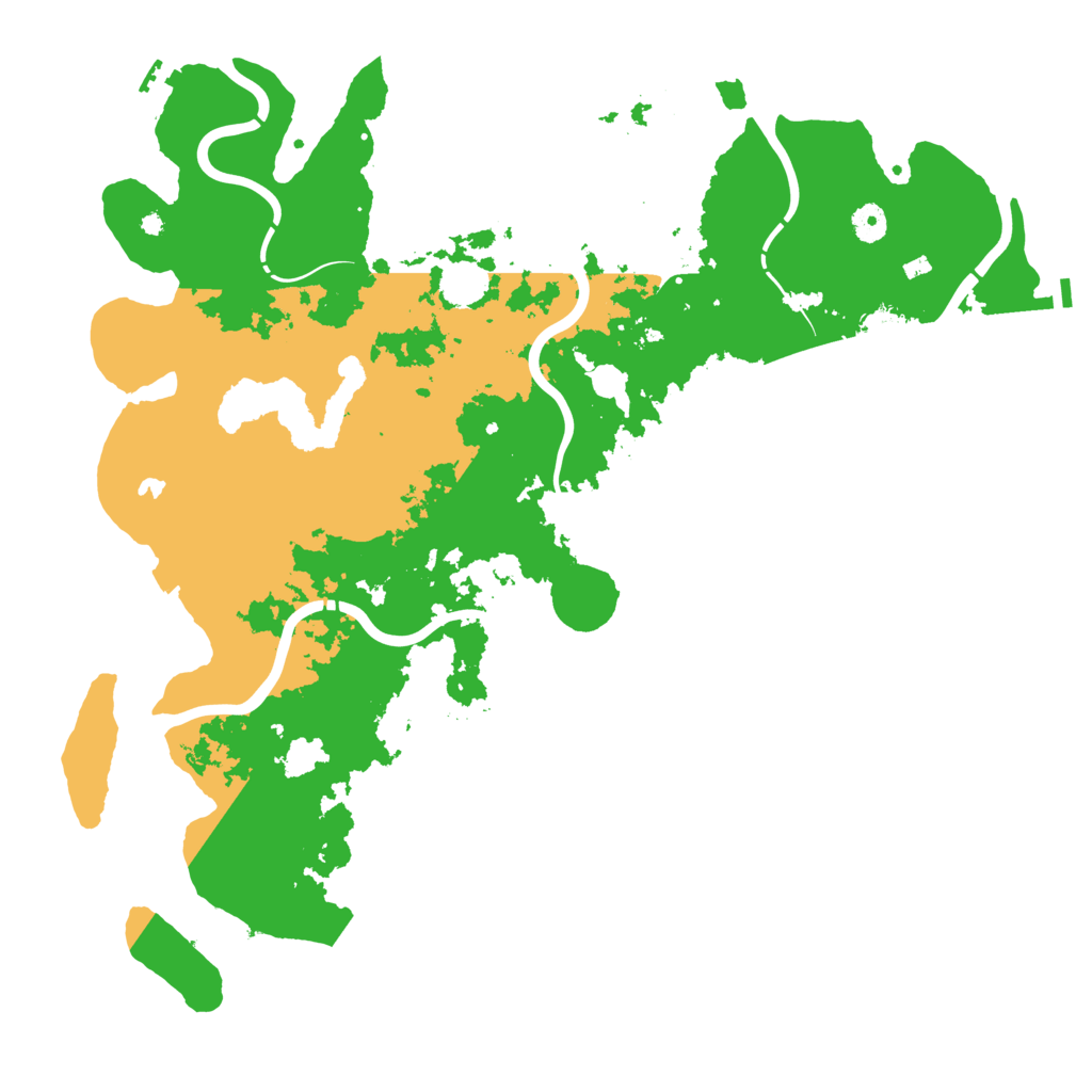 Biome Rust Map: Procedural Map, Size: 4500, Seed: 1542029224