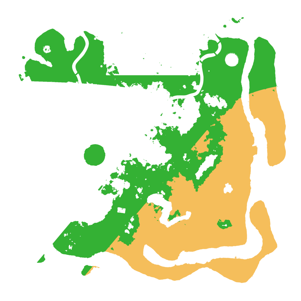 Biome Rust Map: Procedural Map, Size: 4000, Seed: 5215