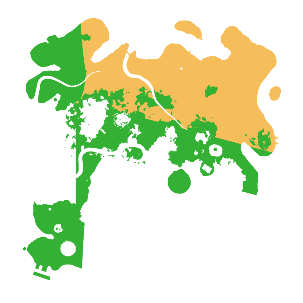 Biome Rust Map: Procedural Map, Size: 3500, Seed: 1334493717