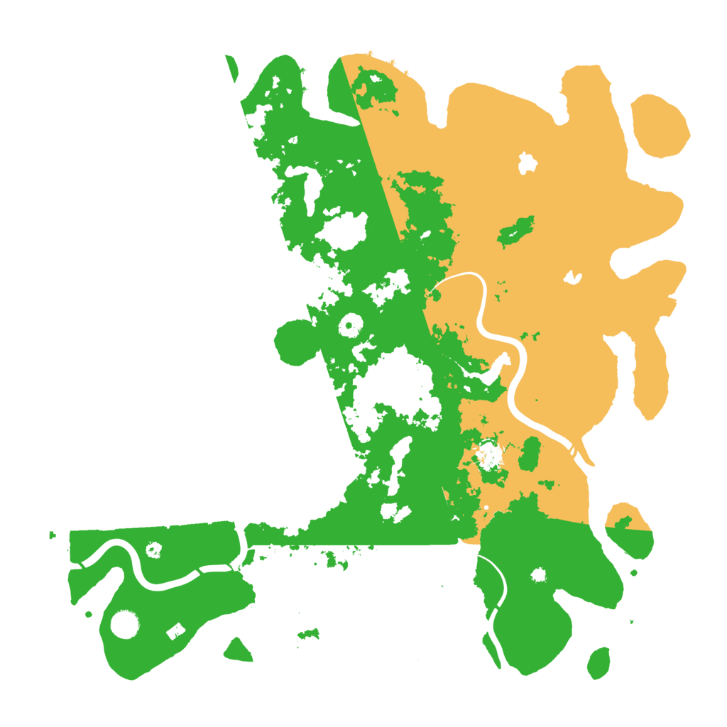 Biome Rust Map: Procedural Map, Size: 4500, Seed: 409882078