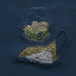 Thumbnail Rust Map: Procedural Map, Size: 1500, Seed: 2064609348, 1 Monuments