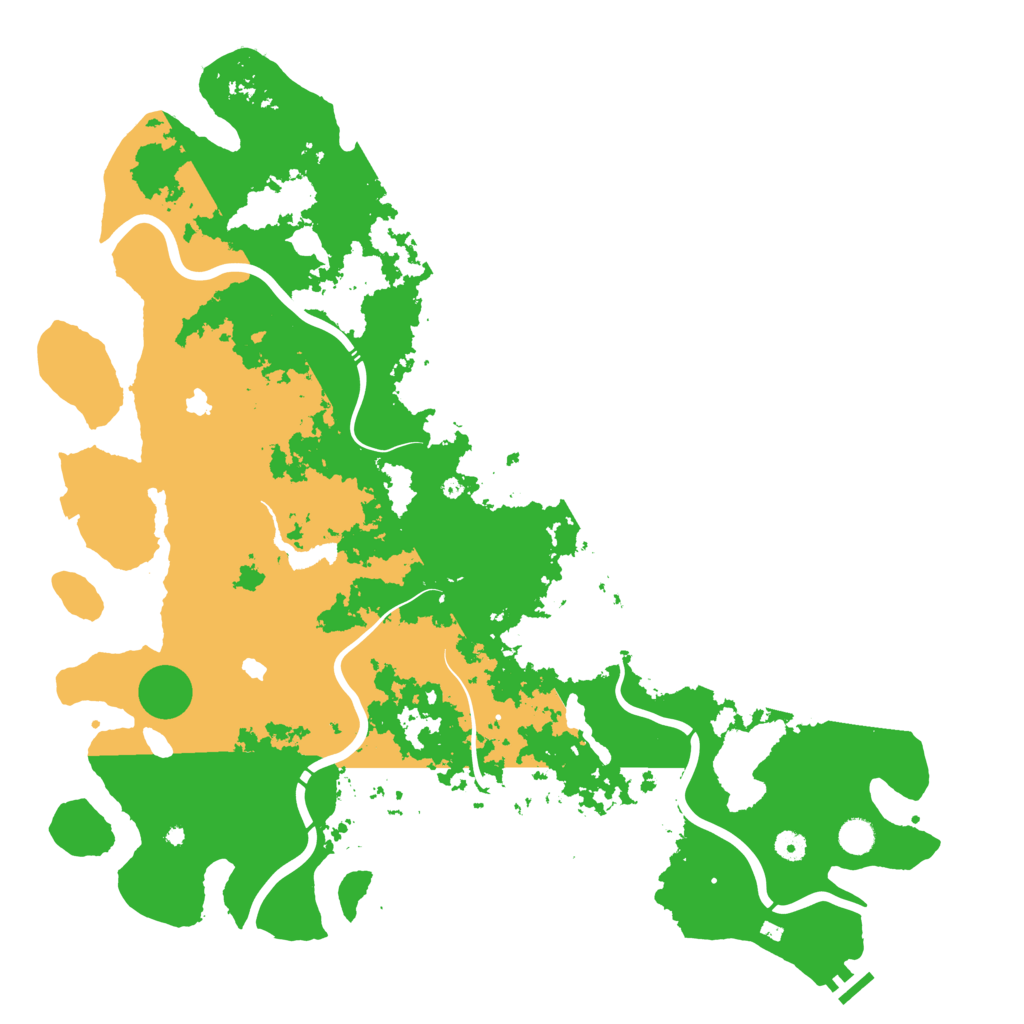 Biome Rust Map: Procedural Map, Size: 5000, Seed: 796238683