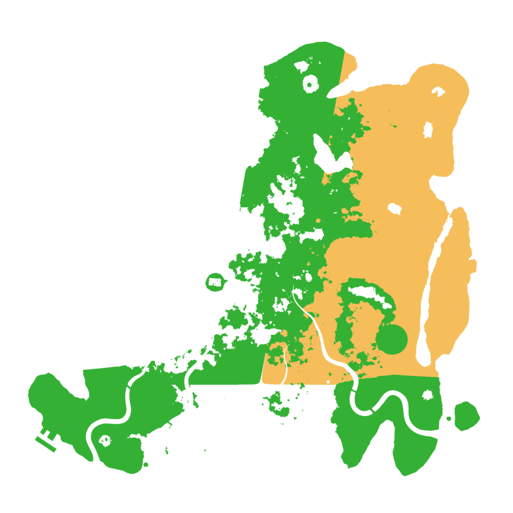 Biome Rust Map: Procedural Map, Size: 4500, Seed: 385955289