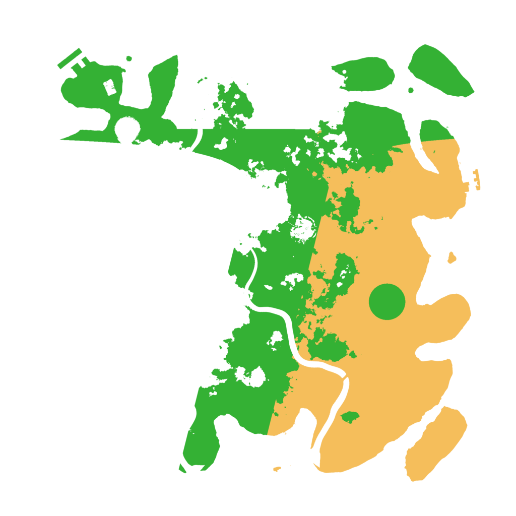 Biome Rust Map: Procedural Map, Size: 3750, Seed: 562439169