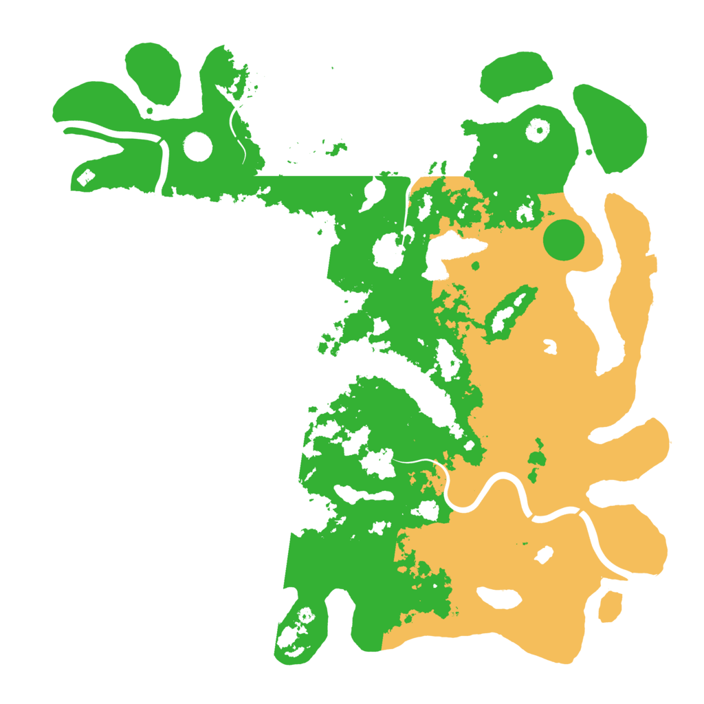 Biome Rust Map: Procedural Map, Size: 4500, Seed: 1609707474