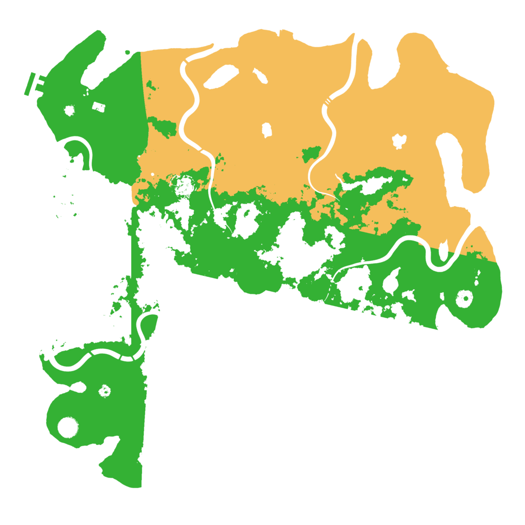 Biome Rust Map: Procedural Map, Size: 4500, Seed: 457021624