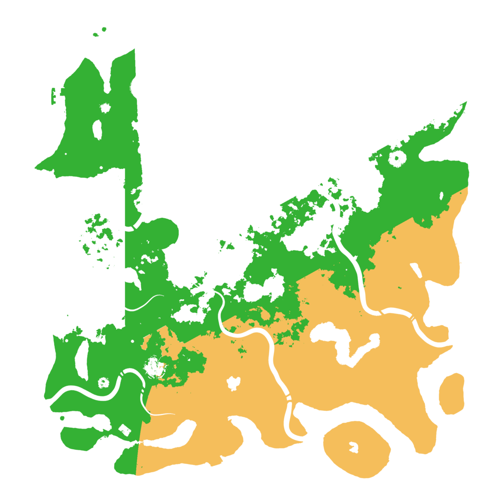 Biome Rust Map: Procedural Map, Size: 4500, Seed: 1569725008
