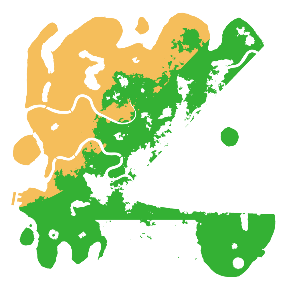 Biome Rust Map: Procedural Map, Size: 4500, Seed: 90307110