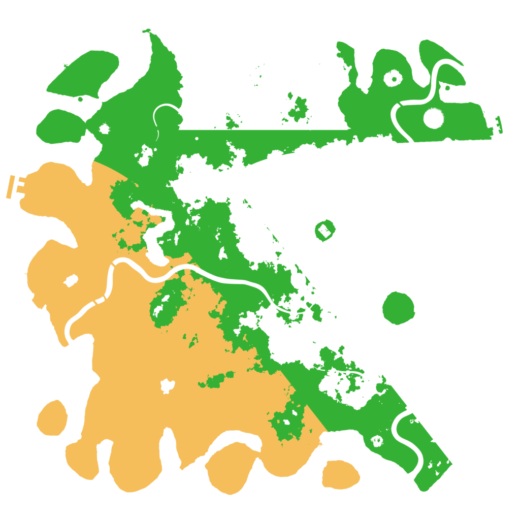 Biome Rust Map: Procedural Map, Size: 4500, Seed: 784698833