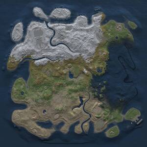 Thumbnail Rust Map: Procedural Map, Size: 4250, Seed: 1397189068, 16 Monuments