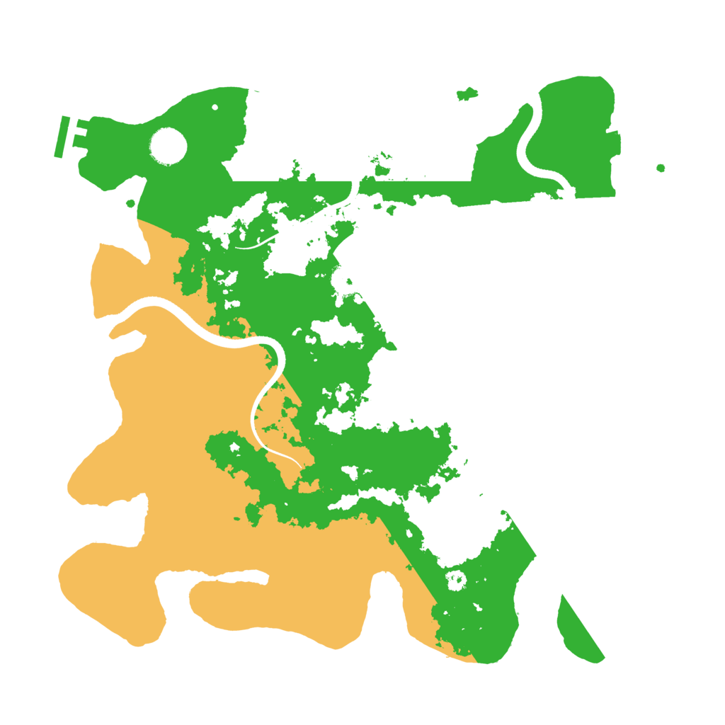 Biome Rust Map: Procedural Map, Size: 3500, Seed: 787728839