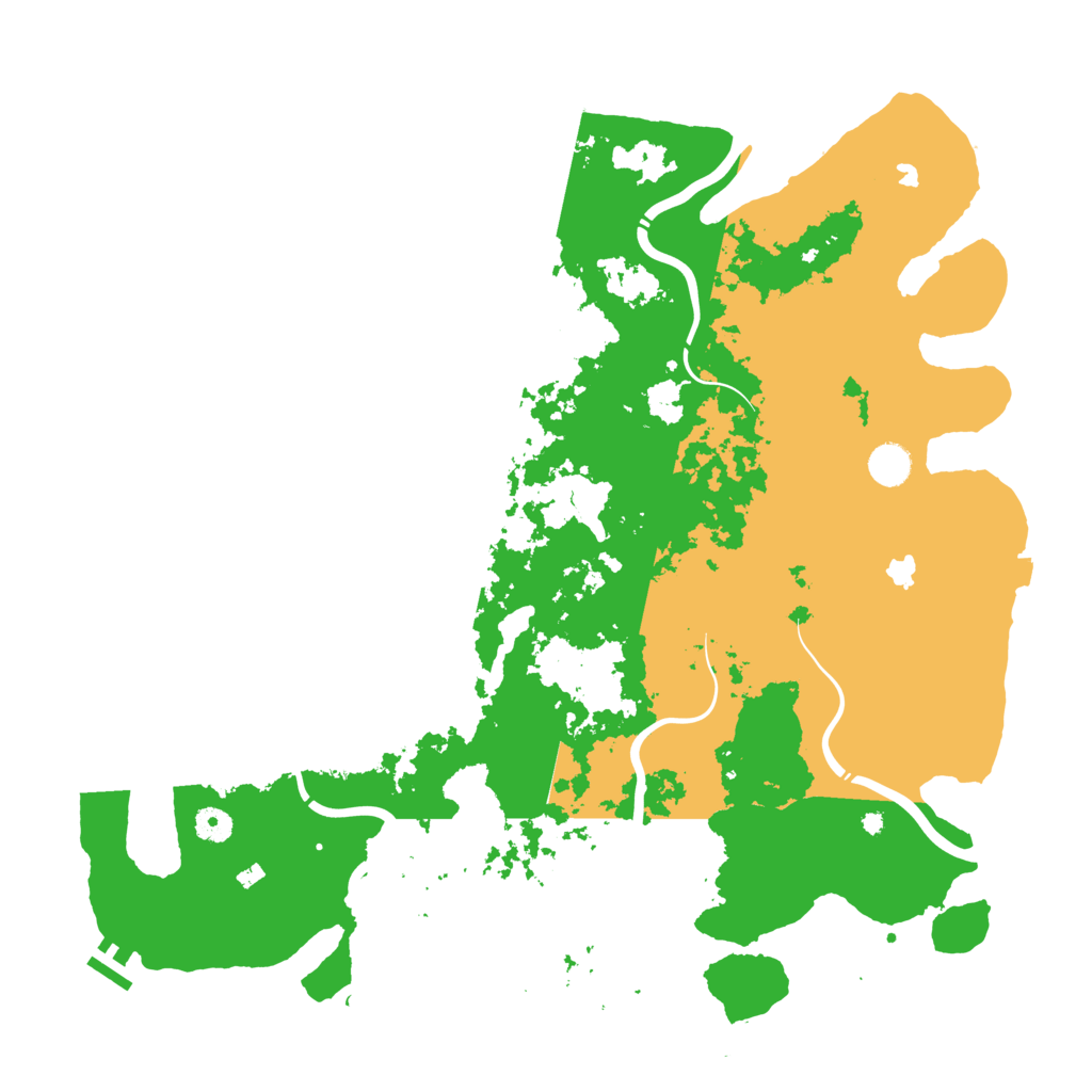 Biome Rust Map: Procedural Map, Size: 4500, Seed: 5763482