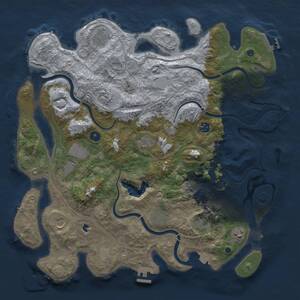 Thumbnail Rust Map: Procedural Map, Size: 4250, Seed: 754333580, 16 Monuments