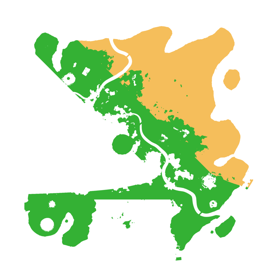 Biome Rust Map: Procedural Map, Size: 3500, Seed: 1684808134